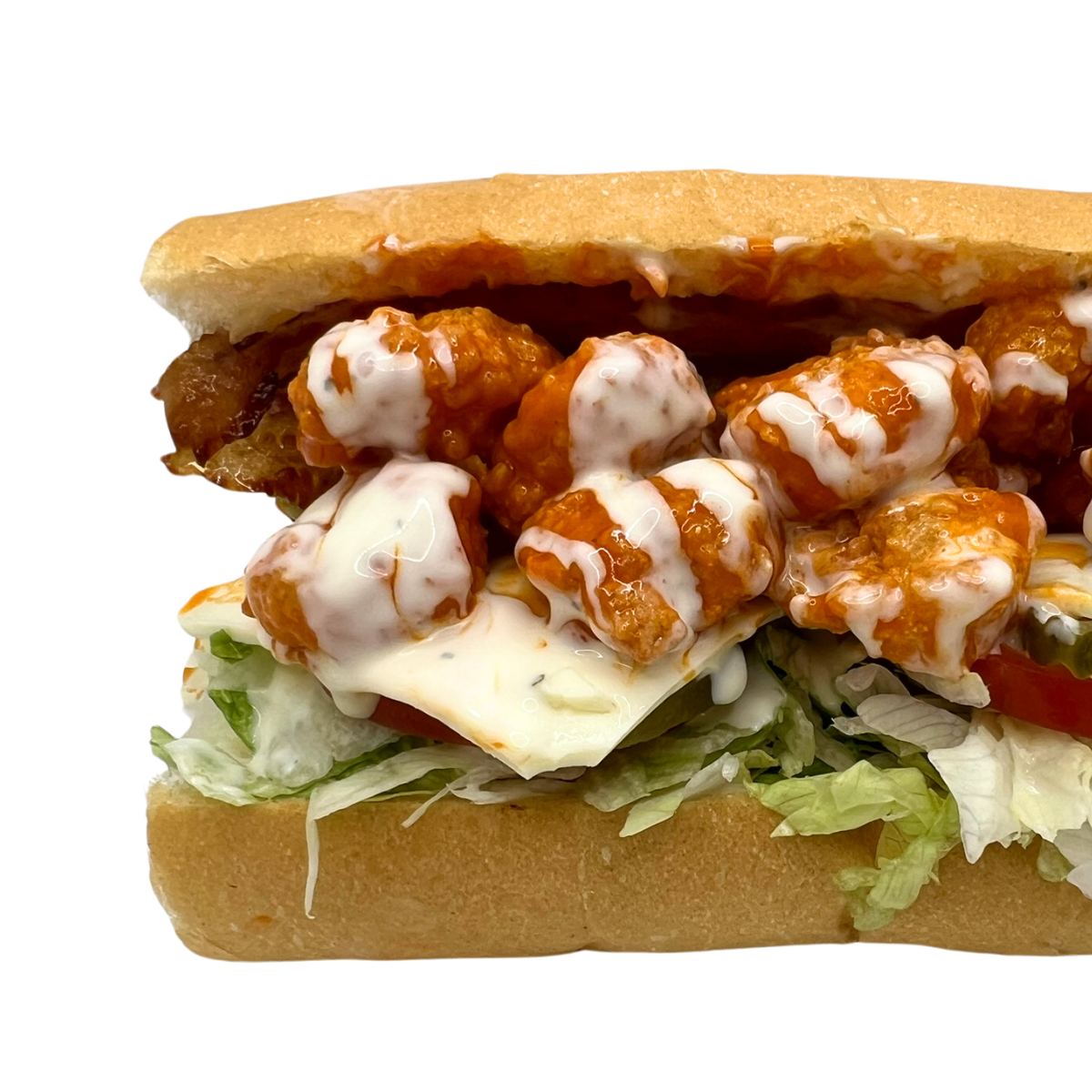 Pirate's Cove Buffalo Shrimp Bacon Ranch Po-Boy