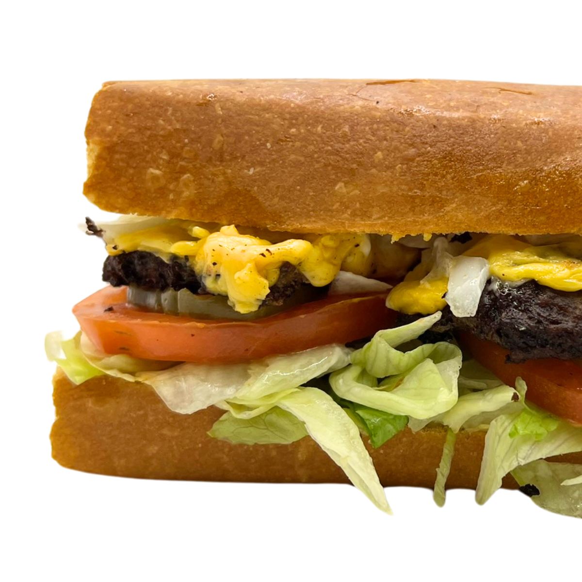 Pirate's Cove Cheeseburger Po-Boy